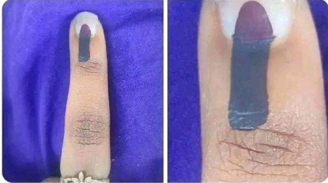 Aakash9Aakash's tweet photo. یہ ن لیگ گے ووٹرز کی انگلیوں پر کس قسم کے نشان بنائے جا رہے ہیں۔
#ElectionDay https://t.co/hGtskCP1VO