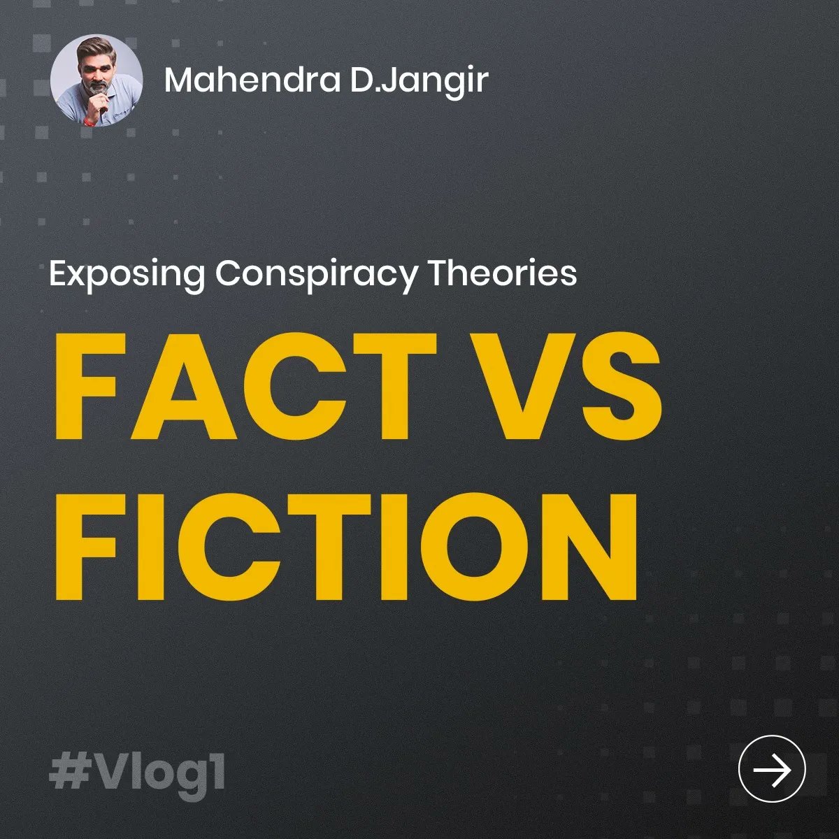 mahendradjangir's tweet image. Conspiracy Theories: Fact vs. Fiction

#Vlog1 #Sunday #VLOG
