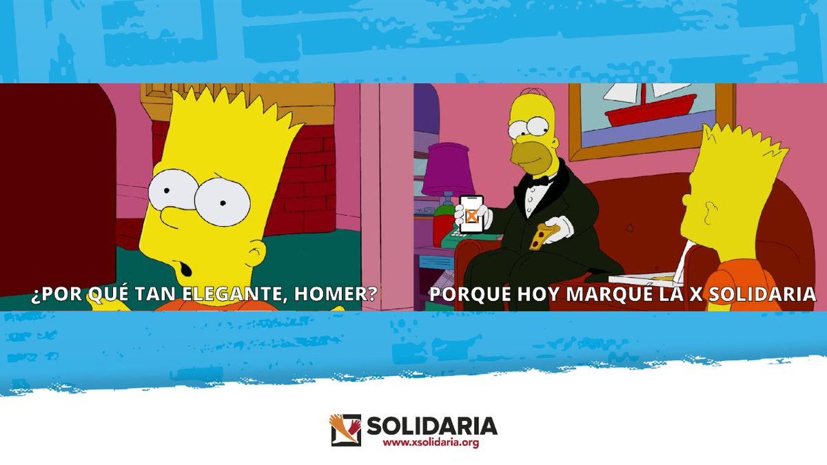 Homer Simpson es el nuevo fichaje del #EquipoXSolidaria 🙅‍♂️ Sin dudarlo, ha marcado la #casilla106 y ha hecho, sin duda, el acto más solidario de su vida 😅 Y tú, ¿qué estás esperando para ser parte del equipo donde todas las personas marcan la @XSolidaria? 😎