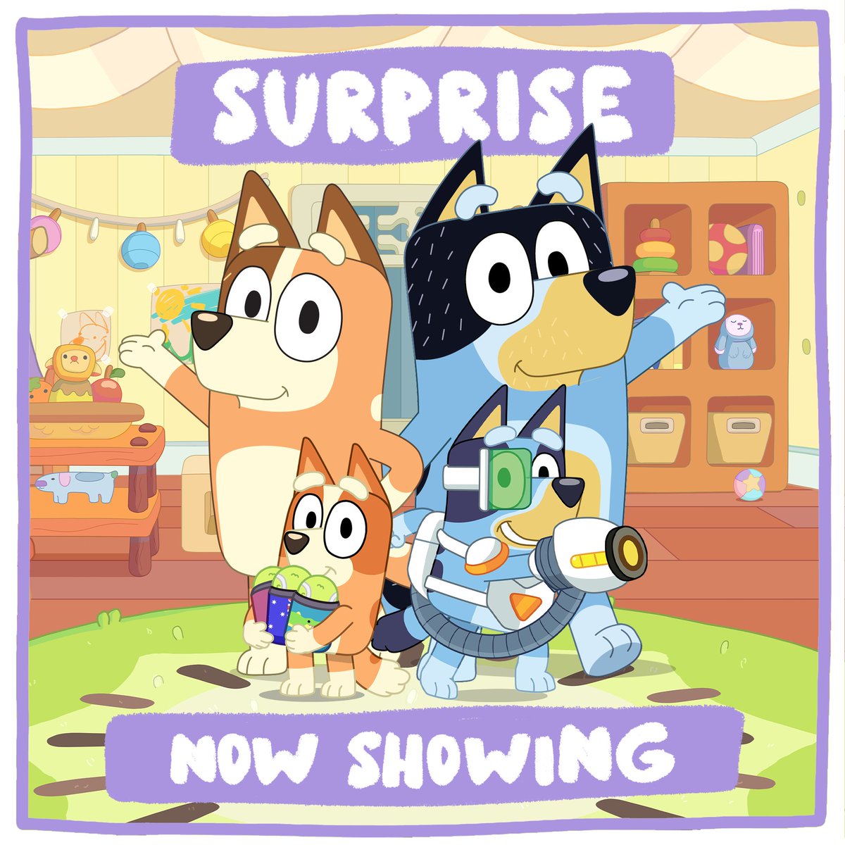 #Surprise! Another brand new episode of #Bluey is now showing on @ABCTV and @DisneyPlus!