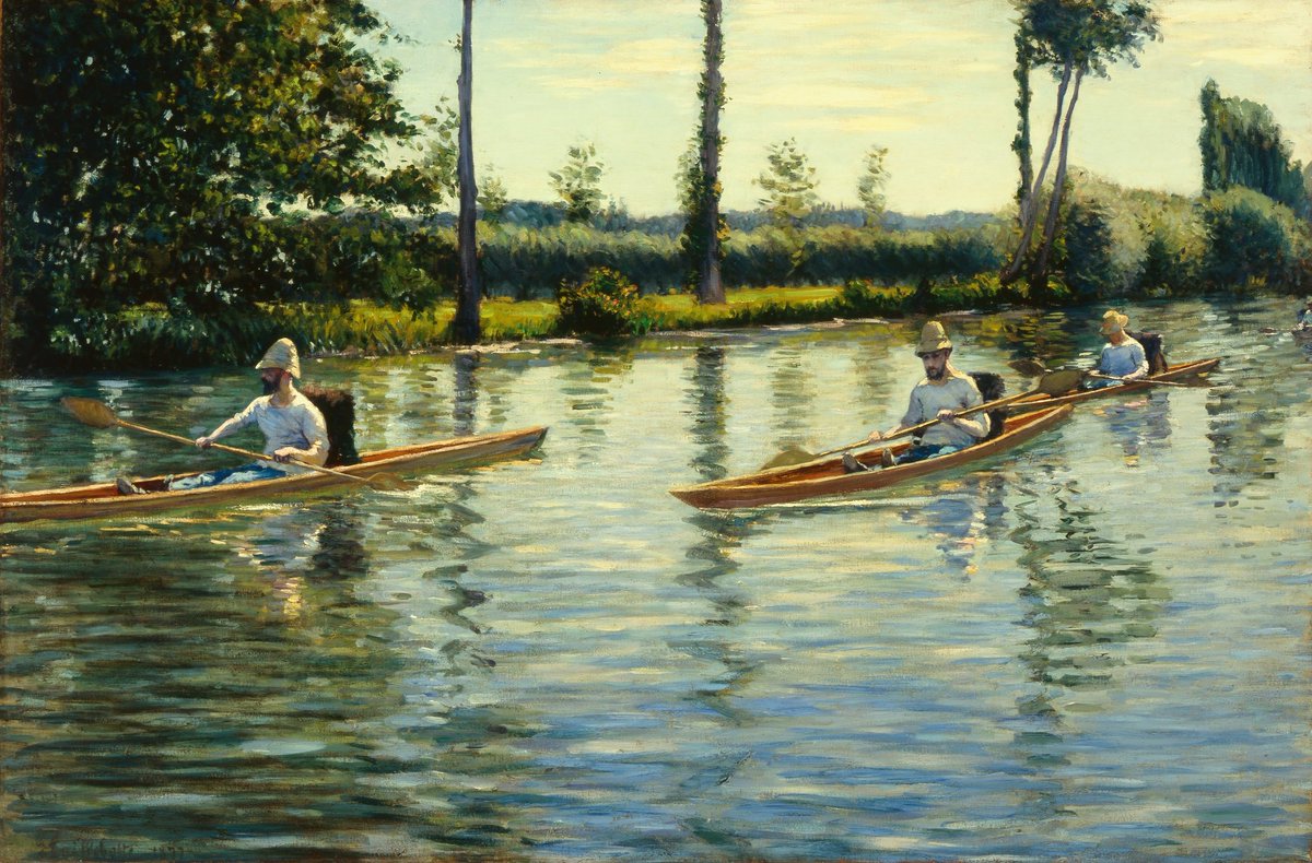 Gustave Caillebotte, Boating on the Yerres