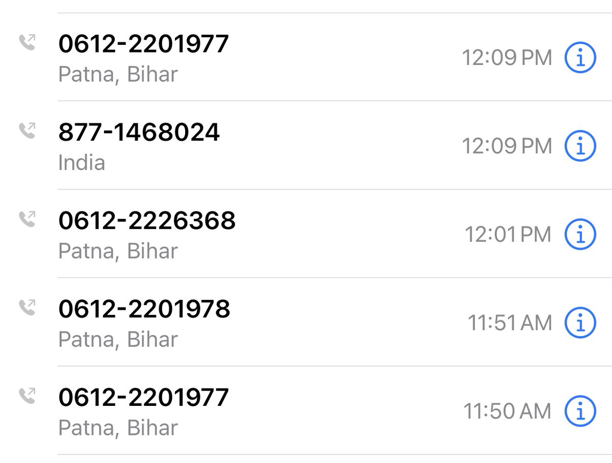 Do any helpline numbers work in Bihar??
Wat is the benefit of providing so many helpline nmbrs if none of them work?
Tried all the numbers for the helpline in Patna,none of them are working.

@helpline_BP @BiharPoliceCGRC @bihar_police @News18Bihar @ZeeBiharNews #BiharPolice