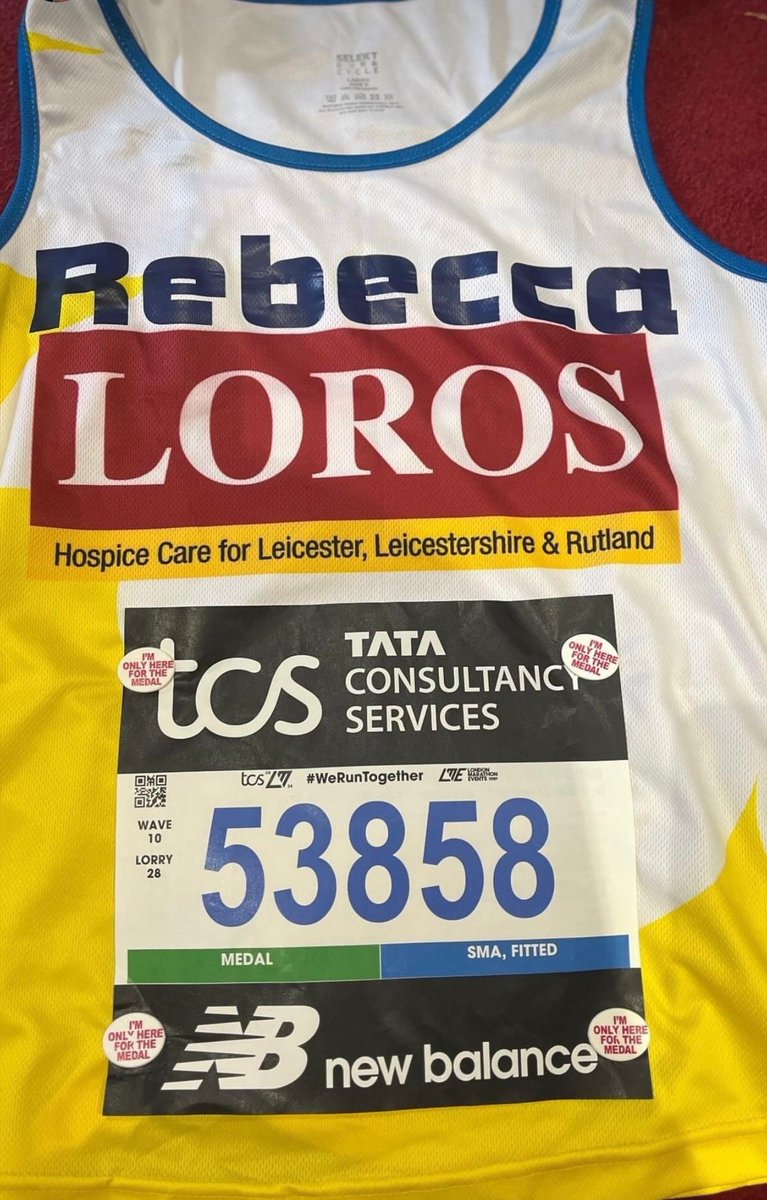 Best of luck to our amazing adult nursing lecturer Rebecca, who is running the London Marathon today for Loros Hospice! Go Rebecca! 🏃‍♀️💕 The work of Loros Hospice is incredible and the whole team is cheering brilliant Rebecca on today!
