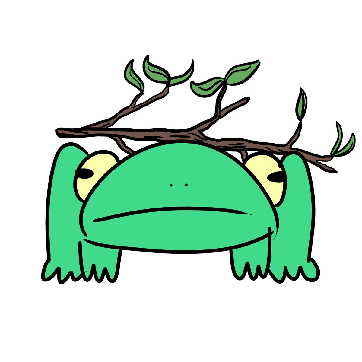 #щоденнажаба #dailyfroggo #antykvarnyykalamar #DailyChallenge #branch #Silly 
80