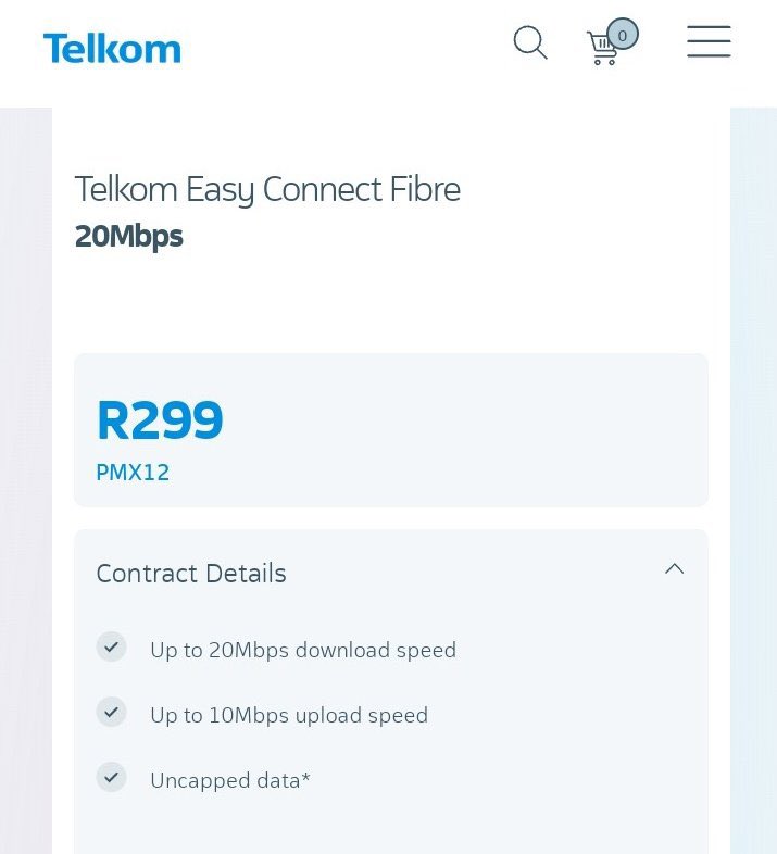 @Aubrey_Senyolo R299 Per Month
#ConnectedHome
#TelkomConnectsSA