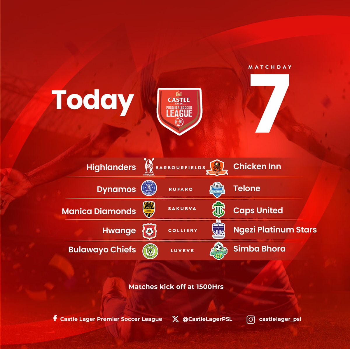 Castle Lager PSL matches to look forward to today: