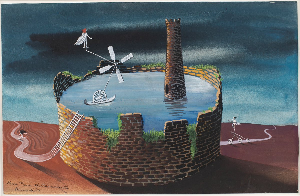 La Torre [The Tower] (1947) | Remedios Varo (@MuseumModernArt)