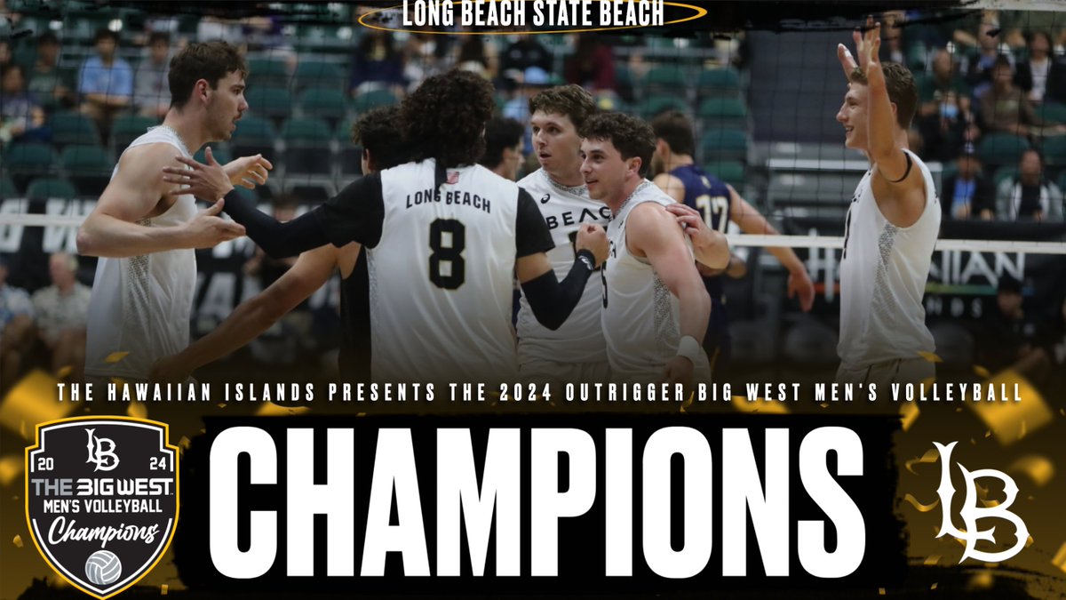 BOOM BABY! 🏆🏐

@LBSUMVB defeats the Anteaters to claim the @gohawaii presents the 2024 @OutriggerResort Big West Men's Volleyball Championship! 

#OnlyTheBold x #GoBeach x #NCAAMVB