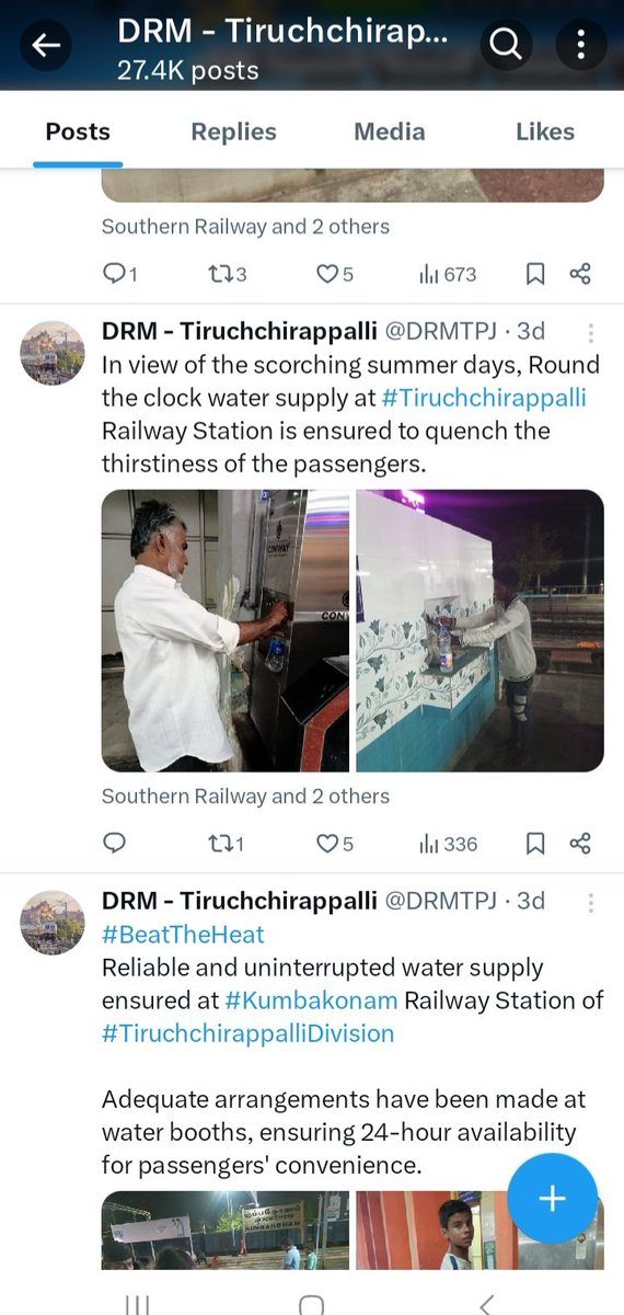 Dear @DRMTPJ You have falsely posted a photo taken at Tiruchirappalli railway station as Nagapattinam railway station on twitter @DRMTPJ You should be ashamed of yourself for giving such false information.@RailwaySeva @GMSRailway @AshwiniVaishnaw @DarshanaJardosh @PMOIndia
