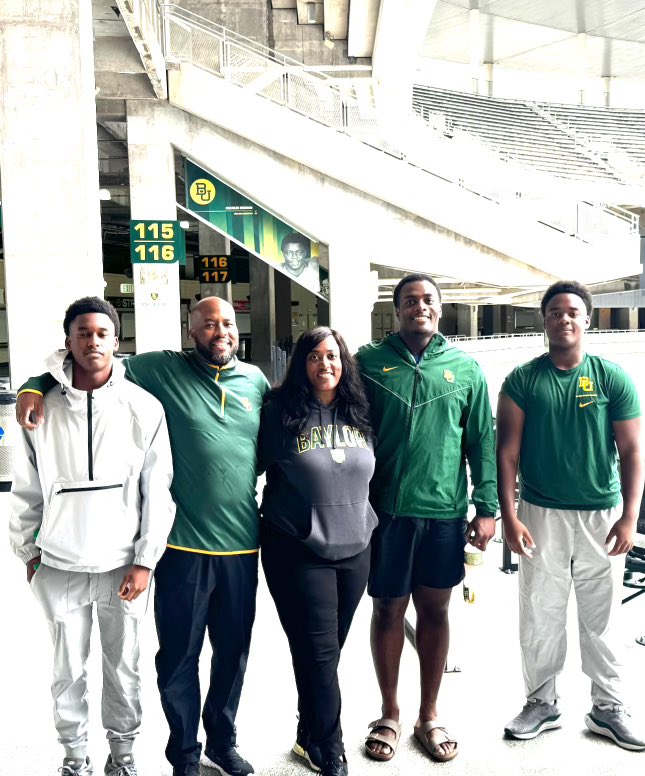 Grateful to be passengers on @EgeTrey journey! Spring football year 2 in the books! They did not have a spring game due to weather but we were able to come up the past few weeks to watch practices. So excited for 🏈 season. Stay tuned….@docrev1978 #SicEm #TY91 #TeamWilson