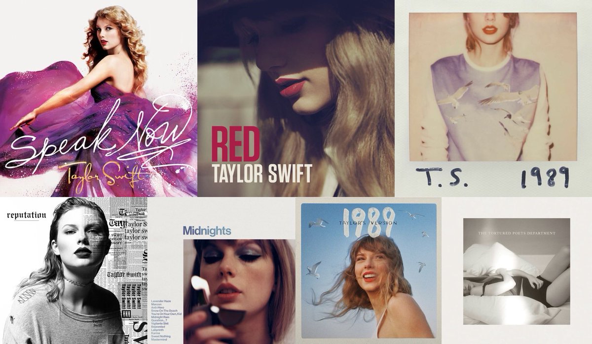 🏆| @taylorswift13 becomes the first artist in history to have SEVEN albums sell over 1 MILLION units in the US in their first week of release, extending her all-time record. • Speak Now [2010] — 1.047M • Red [2012] — 1.2M • 1989 [2014] — 1.2M • reputation [2017] — 1.2M •