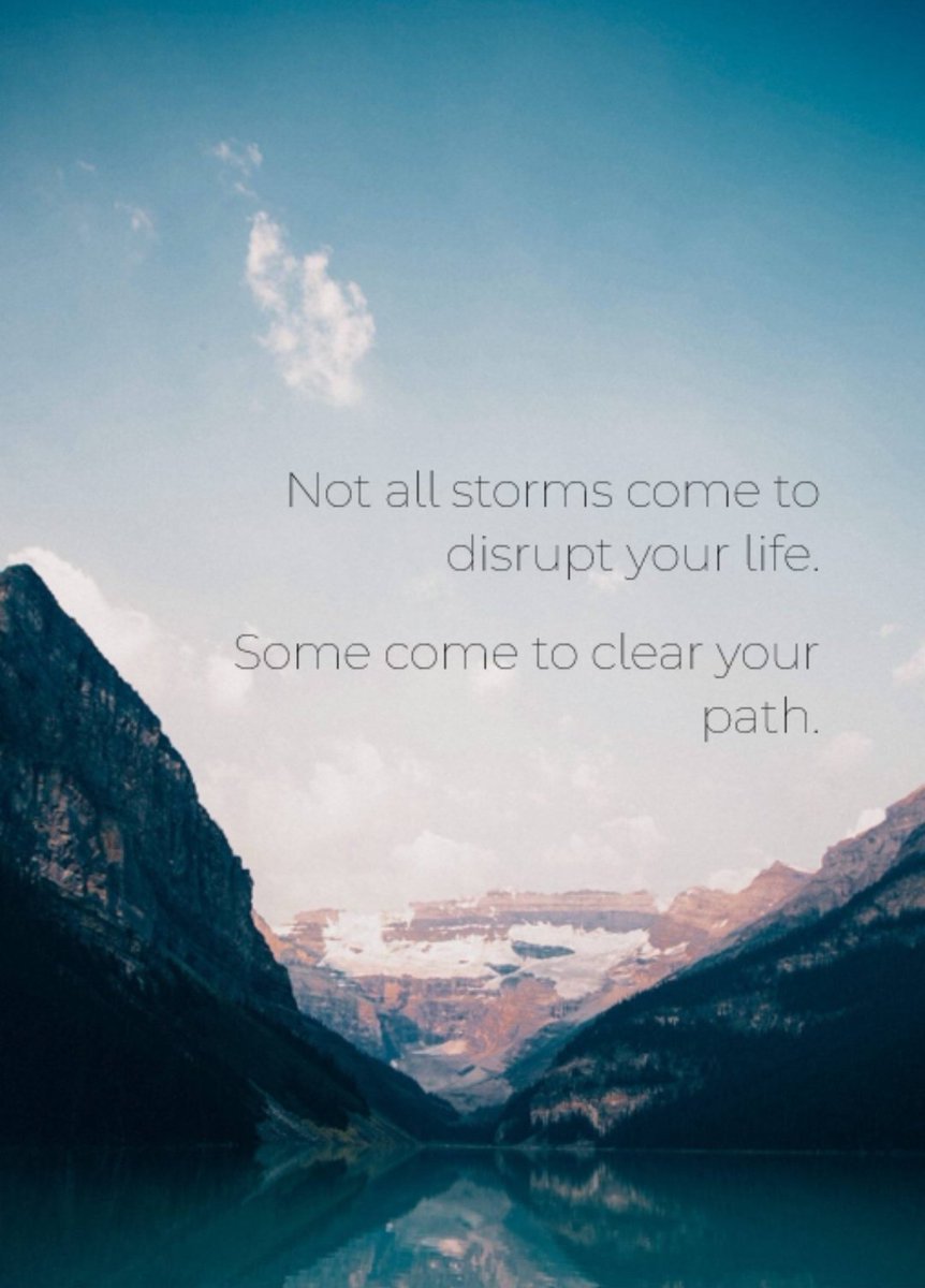 Remember, not every storm 🌪️ messes up your life. Some actually help clean things up and push you ahead. Keep going strong! 
#StayStrong 
#KeepGoing'