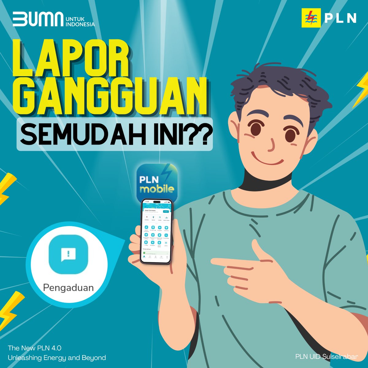 Electrizen, dengan PLN Mobile, segala hal terkait kelistrikan lebih mudah kan? 

So, buat yang belum pakai aplikasi PLN mobile, yuk download sekarang juga!

#bayarlistrik #tokenlistrik #PLN #SWACam #PLN #PLNSulselrabar #TJSLPLN #UMKM #LocalPride #PLNMobile #SemuaMakinMudah