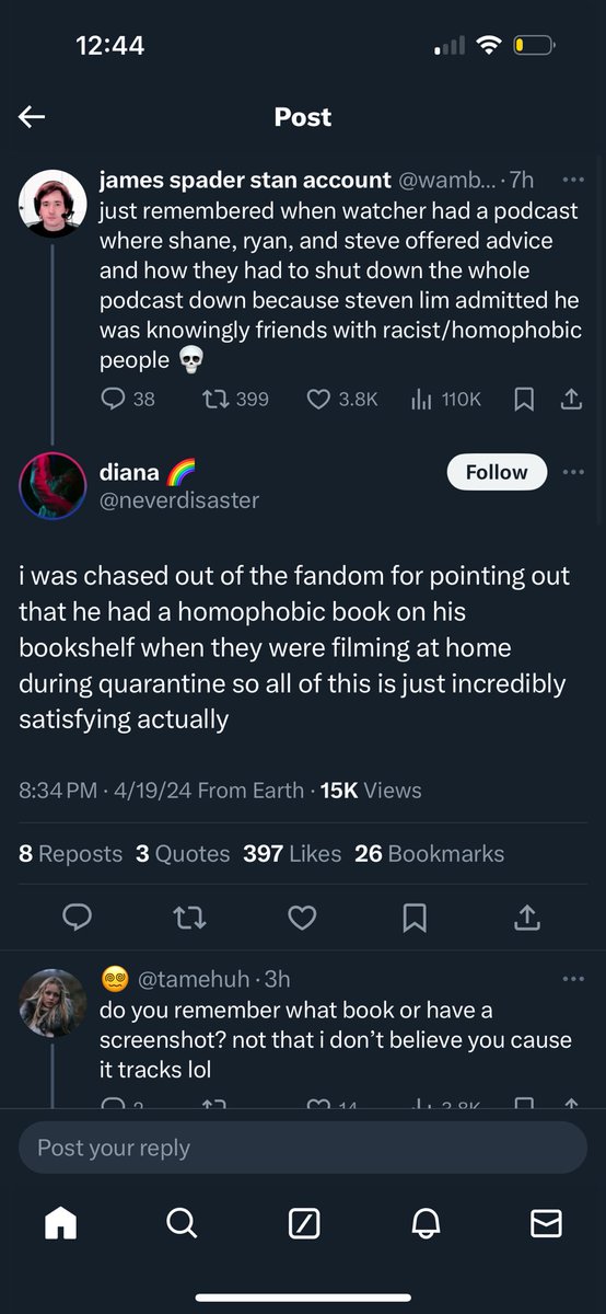 Hermione_Two's tweet photo. @ryansbergara You guys need to address this! Steven Lim should be removed or at the very least a sincere apology that isn’t behind a paywall. #watcher #stevenlim https://t.co/0cjPi7lcSL