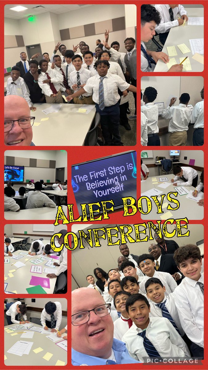 The @AliefISD Boys Conference was AWESOME! Hope the boys from @HolubMiddle and @YgbInt walked away from my session with some nuggets about having a growth mindset and the power of positive affirmations when it comes to believing in yourself! @AliefPASS
