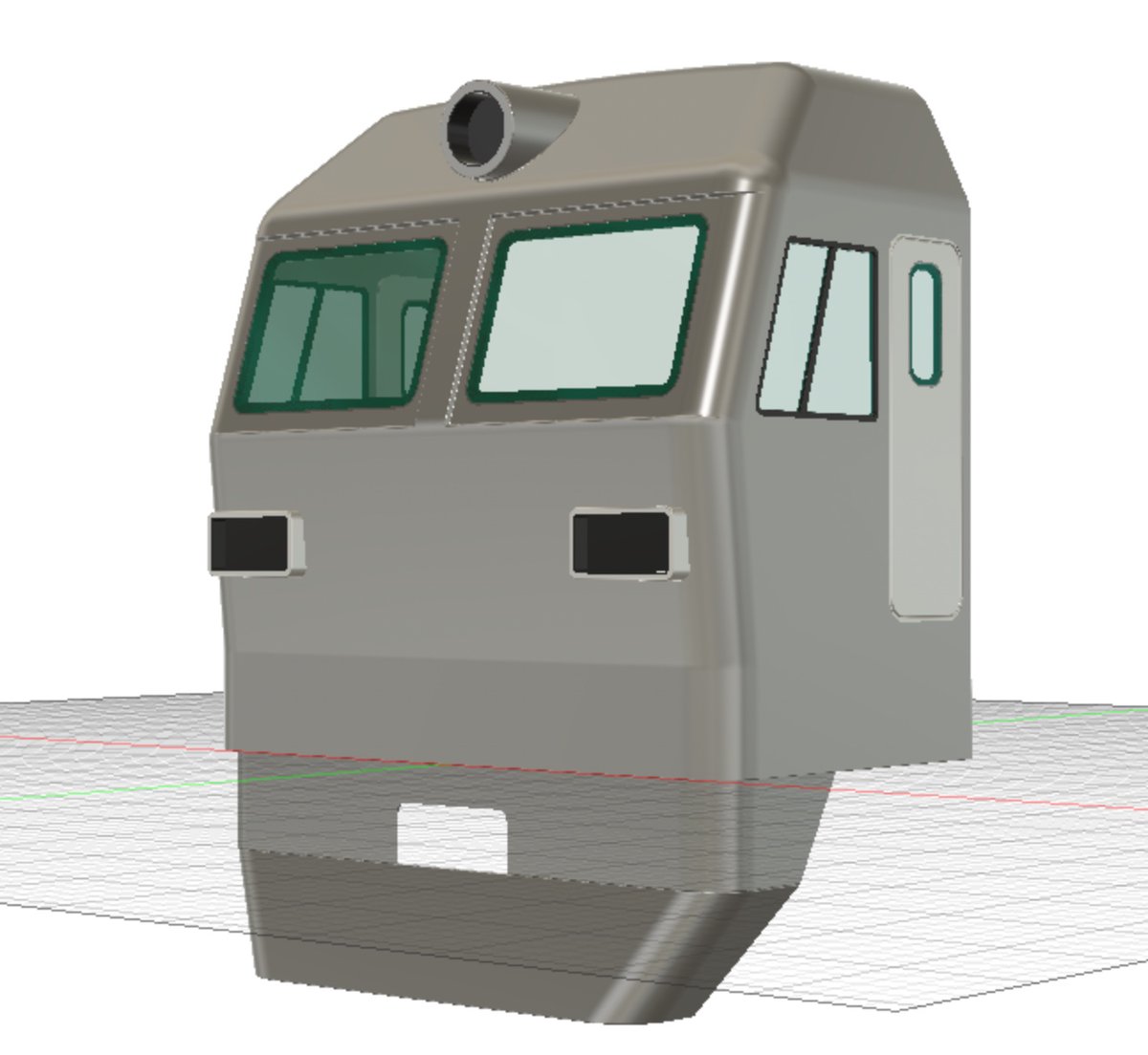 先頭部分はできてきました〜
 #Fusion360
 #DF4D