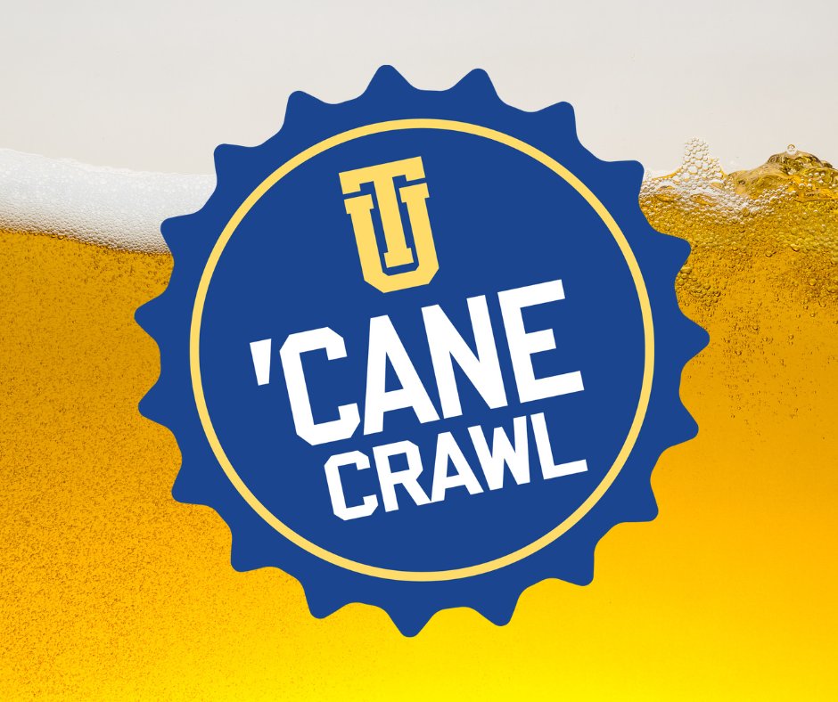 🌟 Today is the day! 🌟 TU ‘Cane Crawl starts in a few hours. 🍻 Make sure you wear your TU Blue. Meet us for check-in at Marshall Brewing Company between 2:00-2:50 p.m. The crawl officially starts at 3:00 p.m. Reign Cane! 💛 💙 #tucanecrawl2024 #reigncane
