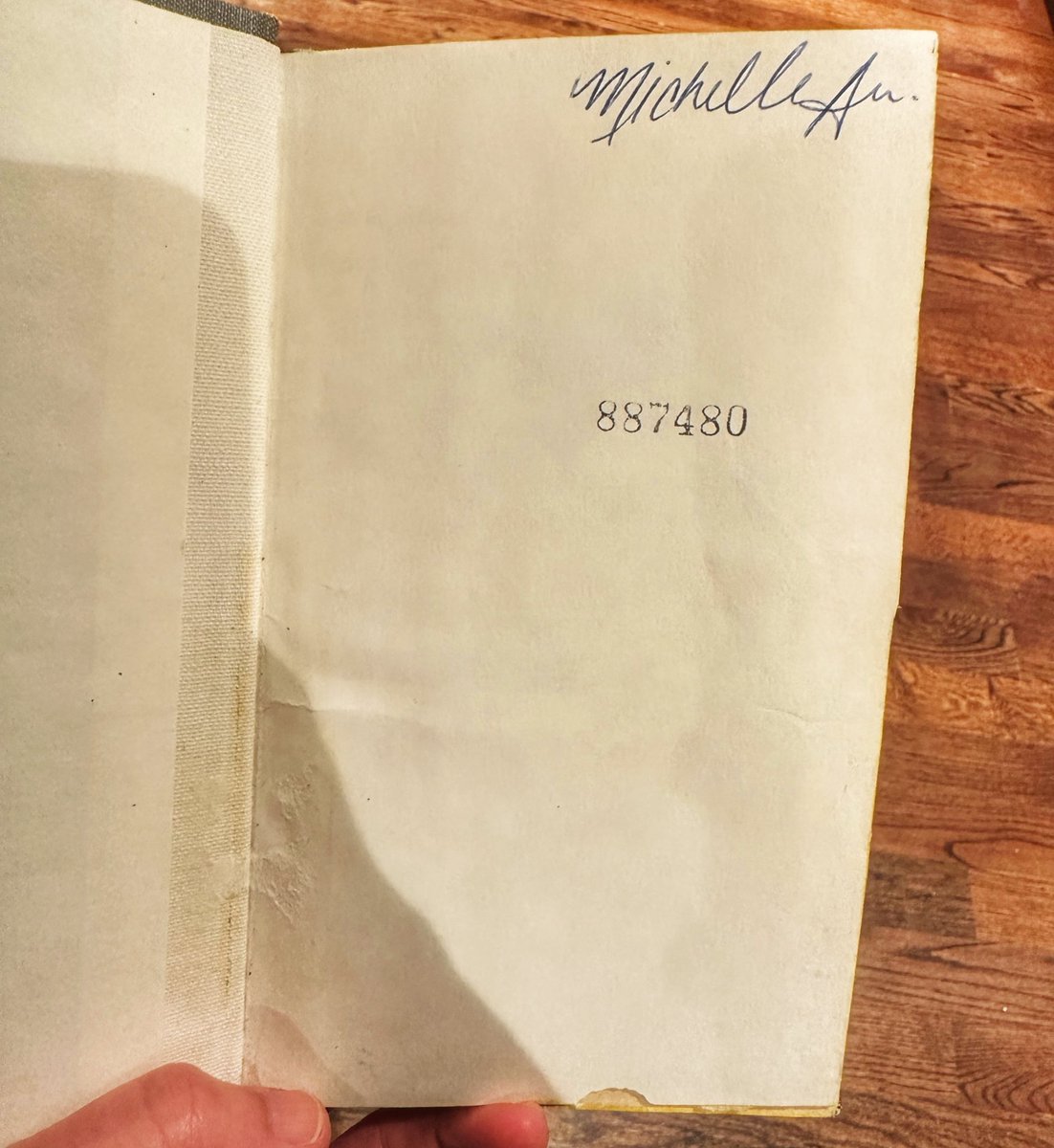 I am VERY attached to this particular copy of Of Mice and Men, but I loaned it to Nina on the condition that she not lose it. (Hate to admit to @hunterchsalums that this sentimentality stems from it coming home with me at the end of 7th grade, after which I…kind of kept it 😬)