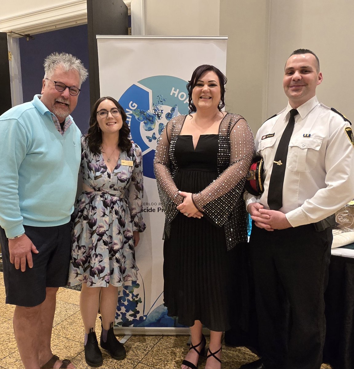 It was an honour for @WRPSToday to support the Waterloo Region Suicide Prevention Council @WRSPC at the @kwlegacyevents 2024 Top Home Chef Gala.