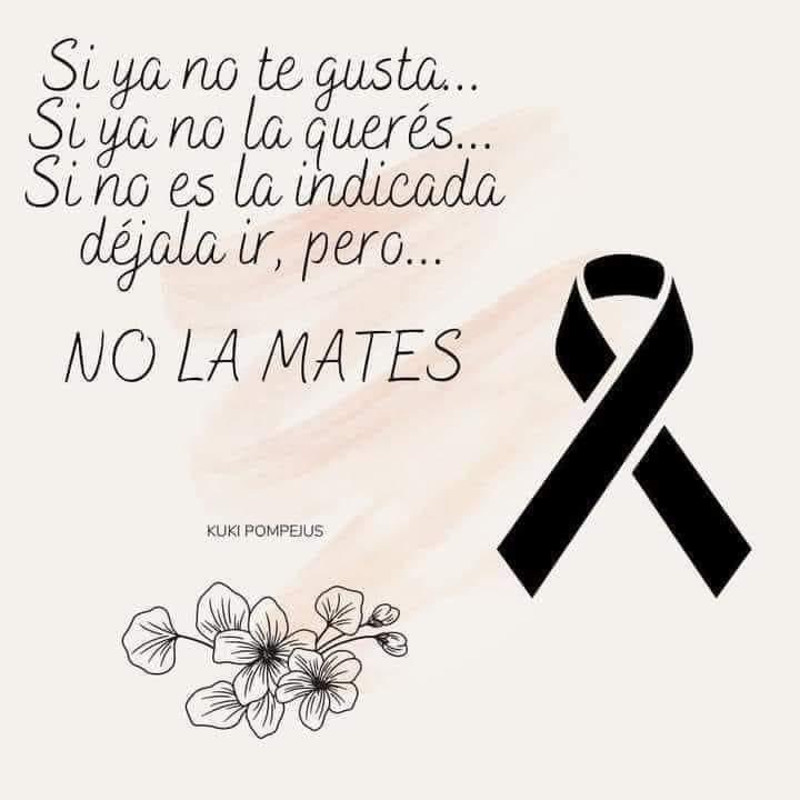 #nolamates #ViolenciaDeGénero