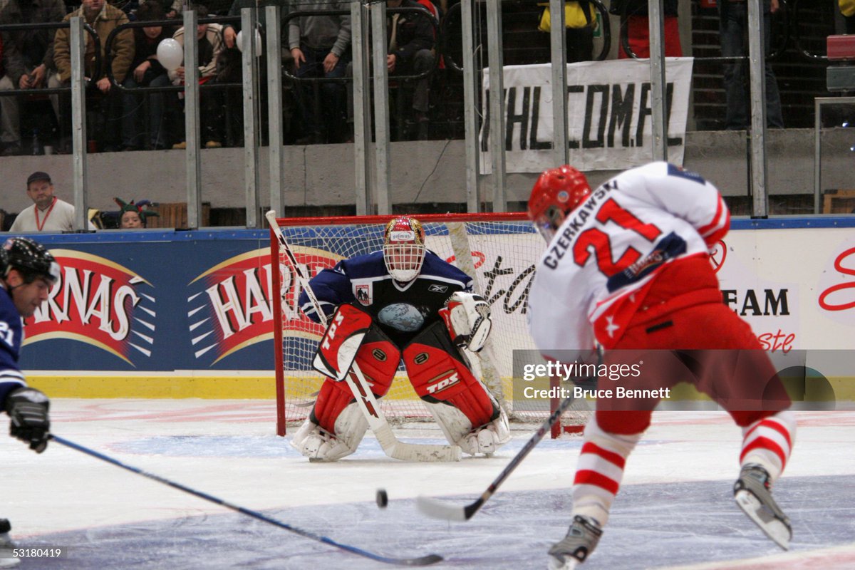 While googling pics of Czerkawski on Leafs. I learned of a game during the 2005 lockout where NHL stars played the Polish National team. NHL Allstars won 4-3 in a shootout Anson Carter was on team Poland for some reason