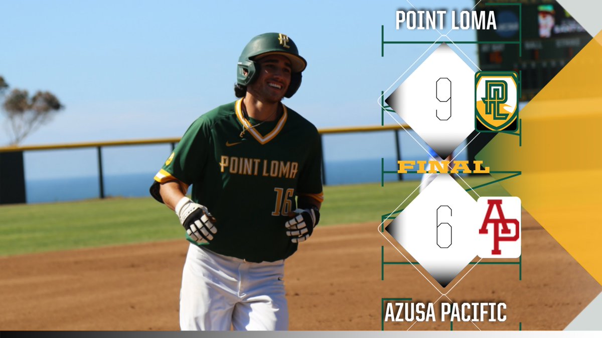 ⚾️ @PLNUBaseball completes a sweep of Azusa Pacific with a 9-6 victory in the series finale.