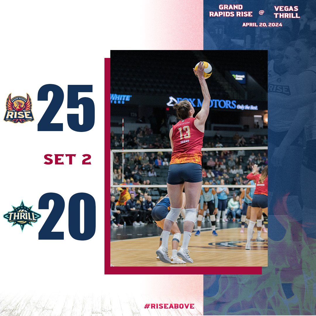 SEE YA, SET 2!👋 🤩 🔥 #RiseAbove