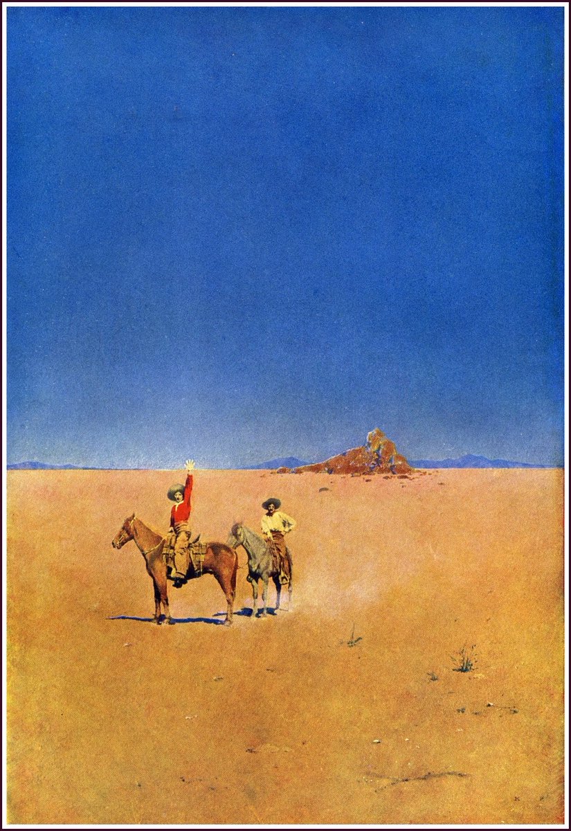 Maxfield Parrish  Desert Without Water, 1901