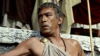 Actor Anthony Quinn was #BornOnThisDay April 21, 1915. Remembered for his film portrayals of earthy, passionate males marked by a basic brutal virility. Films, La Strada (1954) The Guns of Navarone (1961) Lawrence of Arabia (1962) & Zorba the Greek (1964). Passed 2001 age 86 #RIP