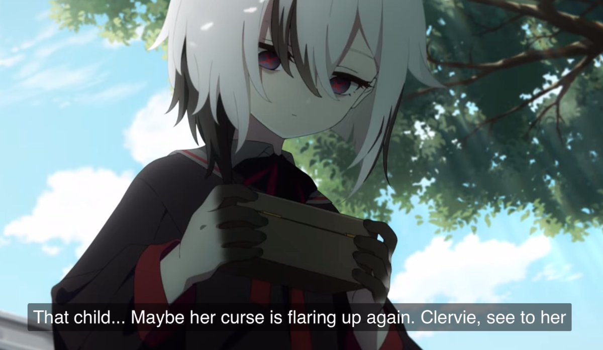 sakura_branches's tweet photo. so arlecchino doesn't have those black stripes as a child, and they don't seem to be connected to her curse, since they're on her arms before it spreads, which means teenage peruere made the decision to get tattoos at some point like the gay loser she is https://t.co/wfhZFleaMc