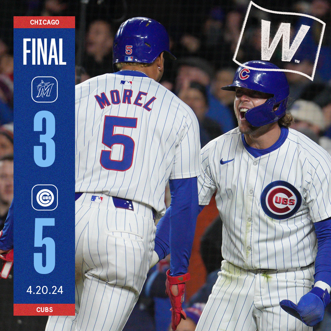 Cubs's tweet photo. Ice cold dubbya 🥶

Busch: 2-for-4, 2 RBI, R
Canario: 1-for-2, HR, BB
Bellinger: HR https://t.co/pyskbcqWxe