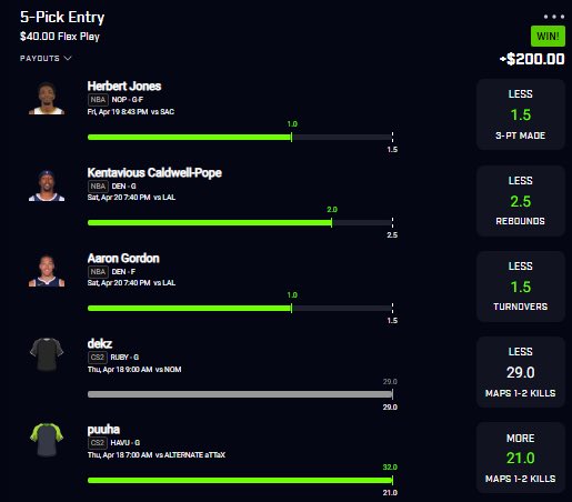 BANG‼️ CASH IT✅ 5X💪
All plays taken from the @DGFantasy optimizer⬇️

dgfantasy.com/membership-sig…

LFG‼️ Anybody tail?🎯

#prizepicks #nba #GamblingCommunity #dfs #PlayerPropBets #cs2