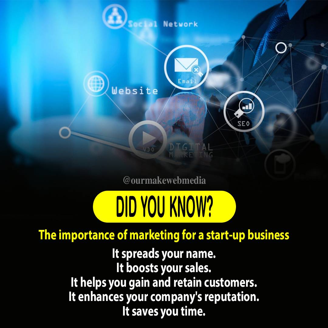 Find out more how digital marketing strategies can help your brand.

#DigitalMarketing #DigitalMarketingFacts #MarketingFacts #BusinessSolutions #BusinessKnowledge  #BusinessHub #Competitors #Viral #Trending #OurMakeWebMedia