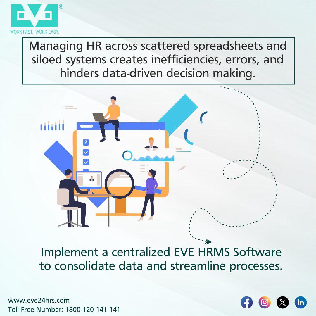 “Streamline HR Operations with EVE HRMS: Centralize Data, Eliminate Errors, and Empower Data-Driven Decisions!”

To know more about EVE visit our website eve24hrs.com 

#HRManagement #Efficiency #DataDrivenDecisions #EVEHRMS #StreamlineOperations