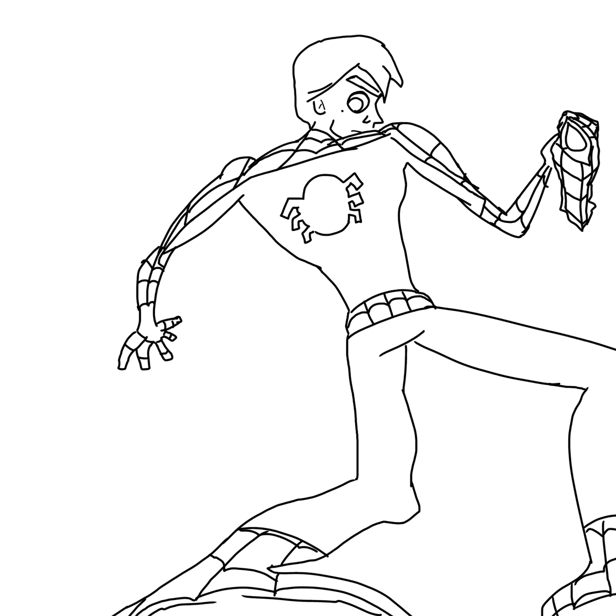 RobinIsBobin's tweet photo. Ditko and Spectacular W.I.P https://t.co/Q3lTrcVk0j