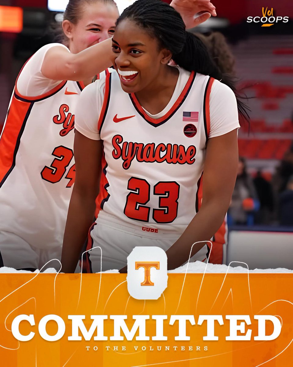 BREAKING: Syracuse transfer Alyssa Latham has COMMITTED to the Lady Vols! 🍊

The 6’2” Freshman from Glenwood, IL averaged 8.6 PPG and 7.0 RPG for the Orange this past season and was named to the ACC All-Freshman Team,

BIG addition for Kim Caldwell 🔥