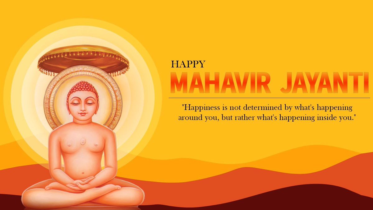 Greetings to all on #MahavirJayanti! Lord Mahavir, the founder of Jainism, emphasized the importance of conquering our inner vices like anger and greed, elucidating on practicing of compassion for all living beings. His philosophy continues to guide millions navigate complexities…