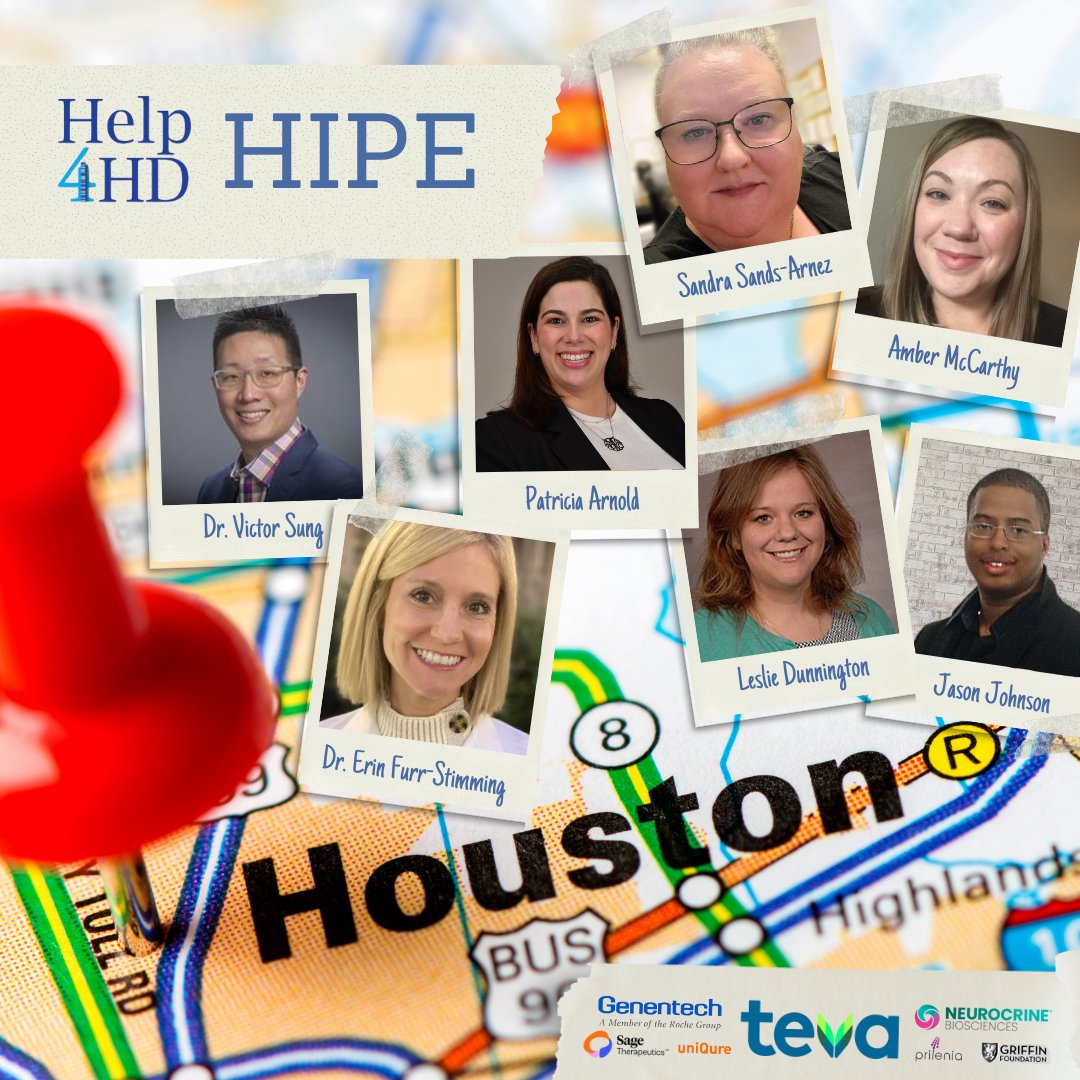 Listen in TOMORROW at 10am in Houston or watch the LIVE stream of these incredible speakers & experts on Facebook! Check out our HIPE panel below! #Help4HDHIPE2024 #HoustonTX #HuntingtonsDisease

Full Schedule here: facebook.com/photo/?fbid=81…