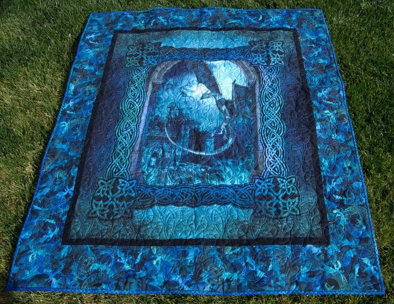 #Blue #Fury #Dragon Panel, is truly breathtaking. It is perfect for #quilting, #Sewing, and #crafting enthusiasts. With its stunning design, it captures the essence of #DungeonsandDragons and #mythical #creatures buff.ly/3KF6MZ7