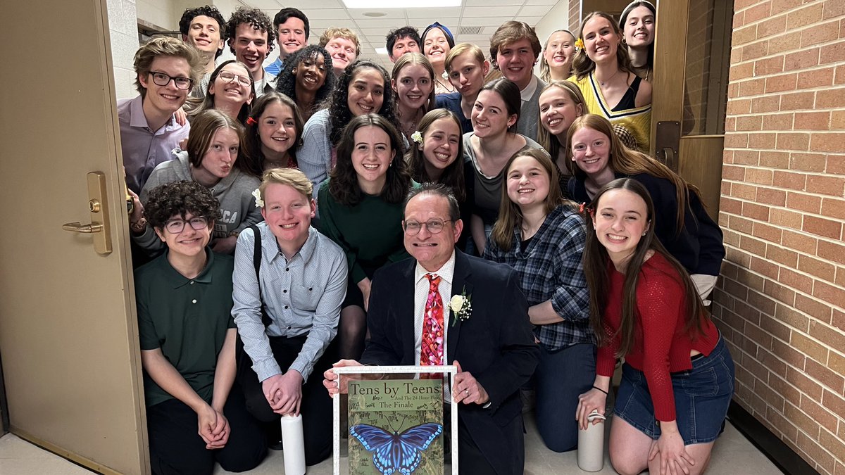 Tens by Teens 24-Hour Plays were fantastic tonight! Congratulations to the writers, directors, and actors! Tonight was Mr. Keller’s last show before retirement. The impact he has made on @LTHS_D204 Theater Board is immeasurable! Congratulations! #WeAreLT