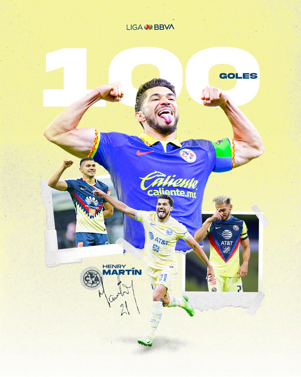 GOLEADOR CENTENARIO - @HenryMartinM 🦅🔥 Llegó a esta cantidad en el Clásico Capitalino 😎