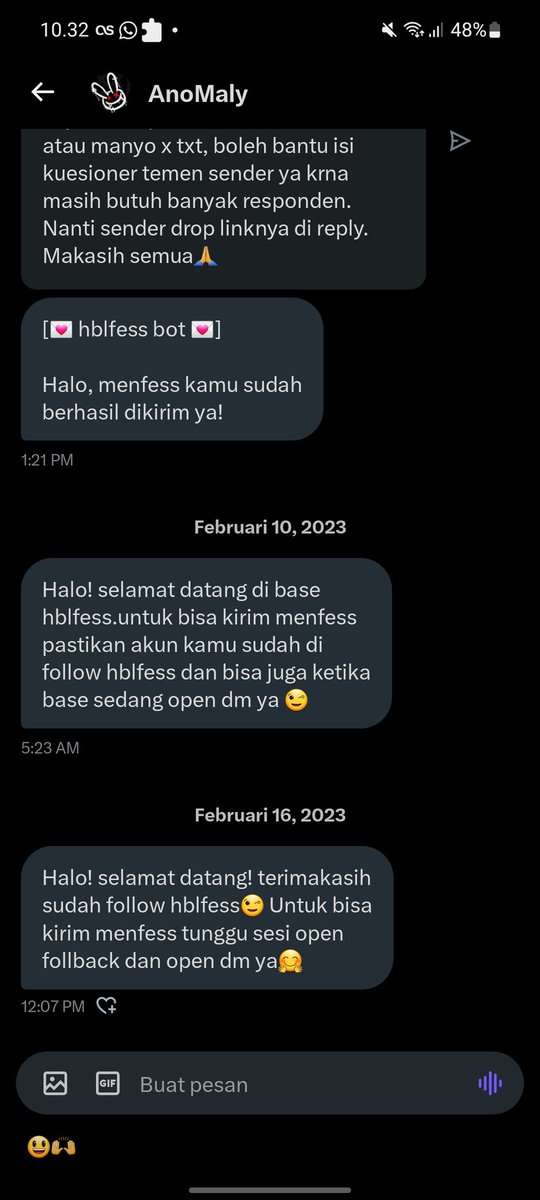 Moots.. yg follow akun ini bisa di bub aja yaa.. dulunya base gede cuma sekarang udah ganti pemilik 🥲 x.com/AnoMalyDeFi?t=…