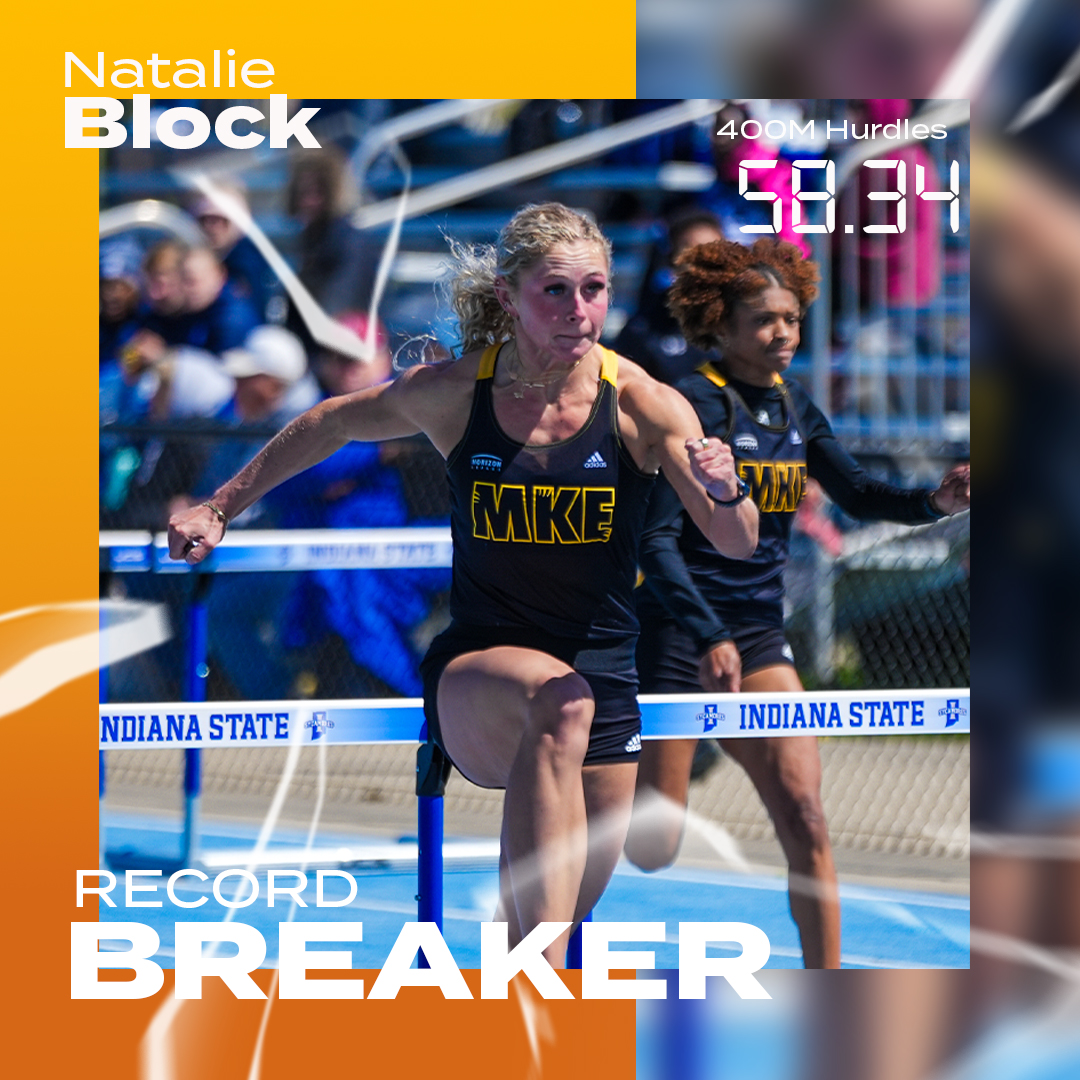 For the third time this season, Natalie Block breaks the MKE 400m hurdles record!

#ForTheMKE | #HLTF