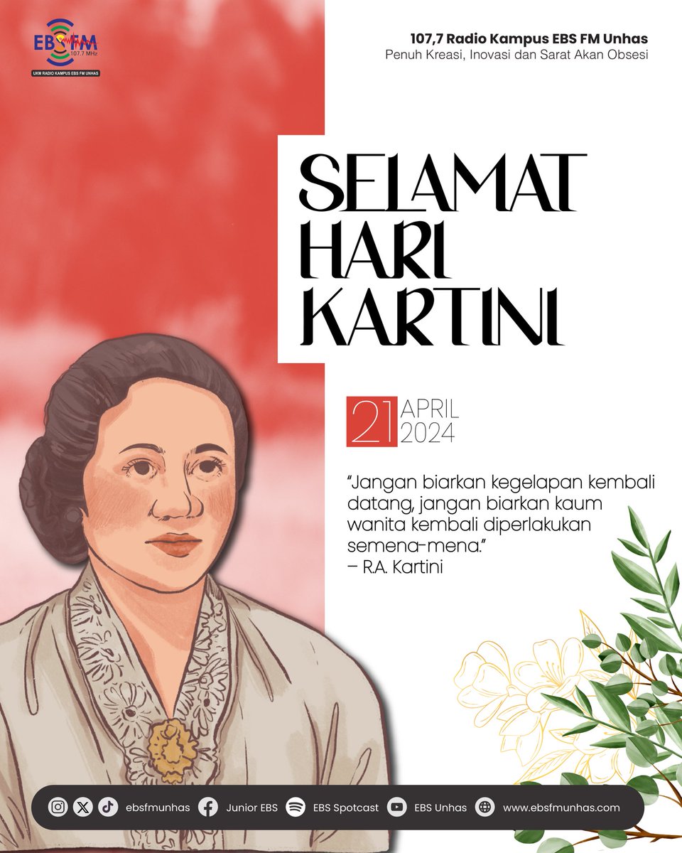 EBSFMUNHAS's tweet photo. Tantangan datang silih berganti, tapi percayalah “Habis Gelas Terbitlah Terang”. Jangan pernah menyerah, teruslah berjuang untuk kemajuan dan kemandirian kamu perempuan Indonesia.
Selamat Hari Kartini, Akademia Makassar!👩🔬👩🌾👩🔧🕵️♀️❤️
#HariKartini2024
#EBSFMUNHAS https://t.co/47qjo1BCfu