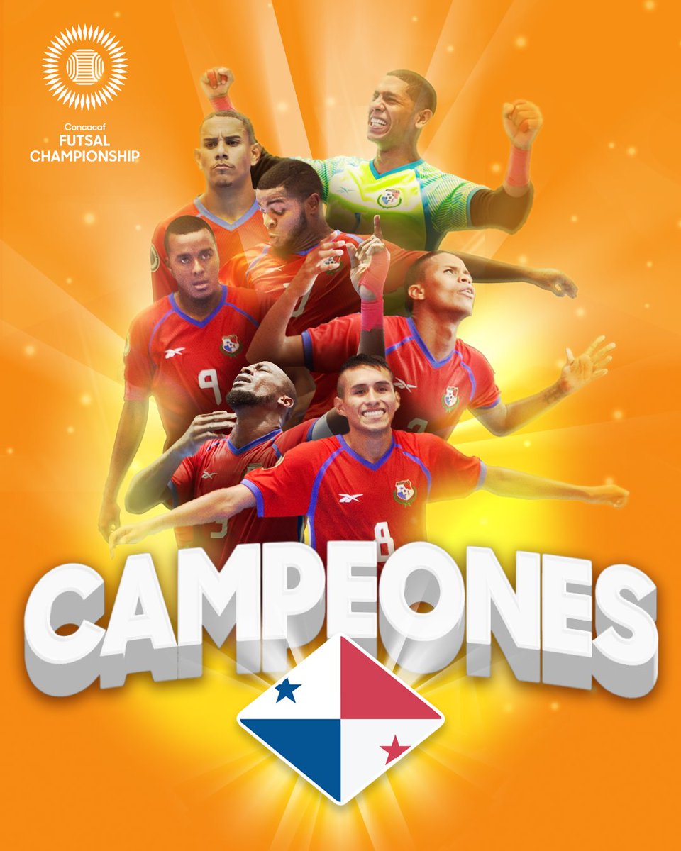 ¡Campeones! Panamá 🇵🇦 consigue su primer título en el Campeonato Futsal de Concacaf 2024 ¡Felicidades, canaleros!