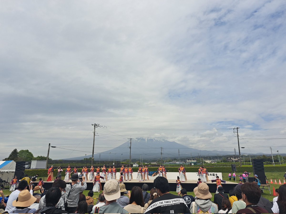 Kazukani1's tweet photo. 贅沢なステージやなぁ～😊
こちらに来てます🫡
#あっぱれ富士 https://t.co/ncURxoZJzg