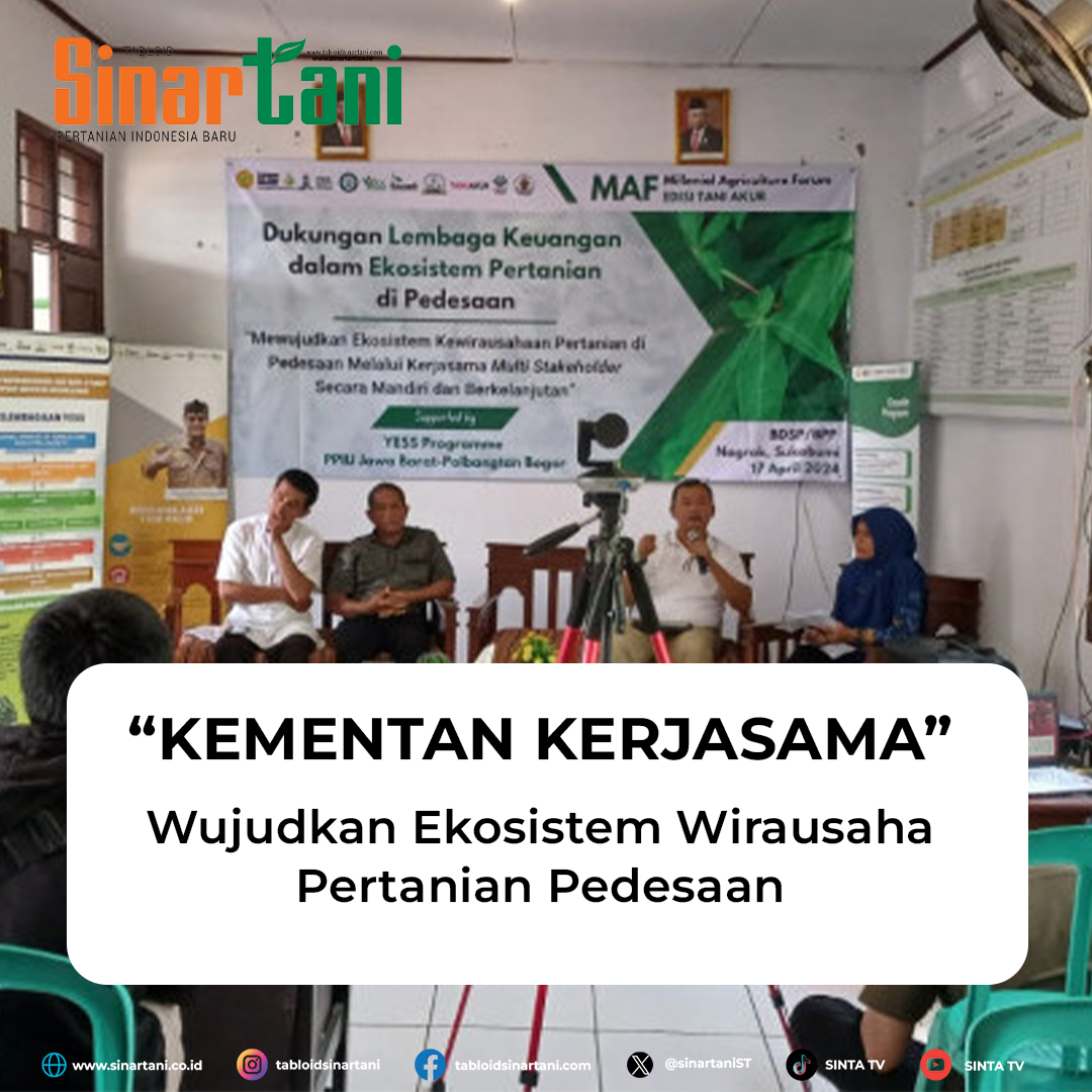 SinarTaniST's tweet photo. Politeknik Pembangunan Pertanian Bogor sebagai PPIU di Jawa Barat rutin mengadakan Milenial Agriculture Forum untuk memfasilitasi para pemuda pedesaan serta mensosialisasikan program pertanian dalam hal wirausaha.
https://t.co/Vtr27CHDKJ
#YESS #YESSPROGRAMME #BPPSDMP #KUR #MAF https://t.co/1iNsx859me
