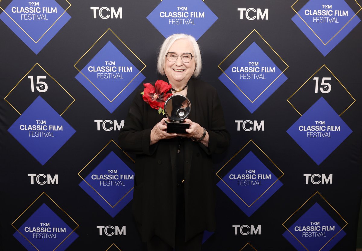 Congratulations to the inimitable Jeanine Basinger, this year's recipient of the Robert Osborne Award. #TCMFF