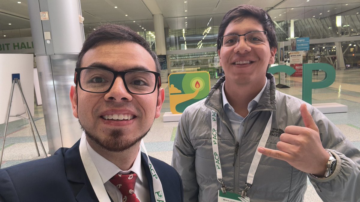 I was fortunate to attend the @ACP meeting 2024, and I am very happy. There were valuable scientific sessions, networking, as well as mentoring by wonderful Program directors. 
ACP supports the future IM generations!

#IM2024 #ACP2024 @Inside_TheMatch  
@IMG_Ecuador