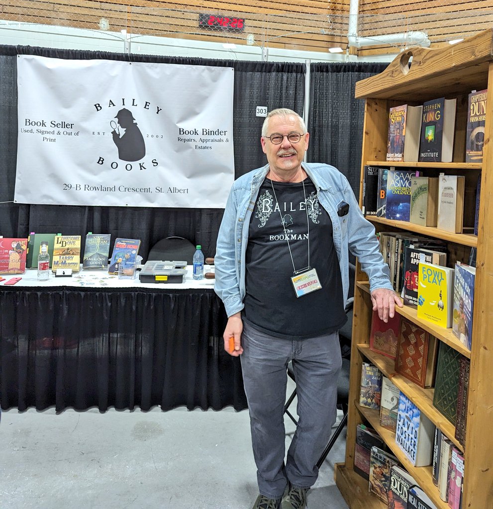 Saint Albert friends! If you're going to the #StAlbert Lifestyle Expo at Servus Place tomorrow (Sunday), stop at @baileybookshop's booth #303. They're selling signed copies of our book, Fowl Play. #yeg #yegnews #edmonton